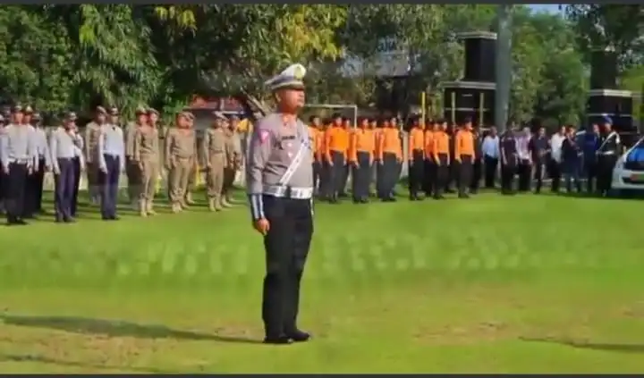 Amankan Mudik, Polres Way Kanan Apel Gelar Pasukan Operasi Ketupat 2024
