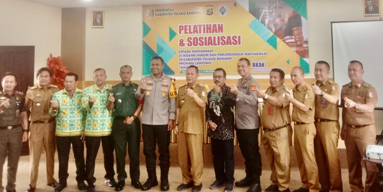 Pemerintah Kabupaten Tulang Bawang menggelar Sosialisasi Pelatihan/Penyuluhan Kepada Masyarakat