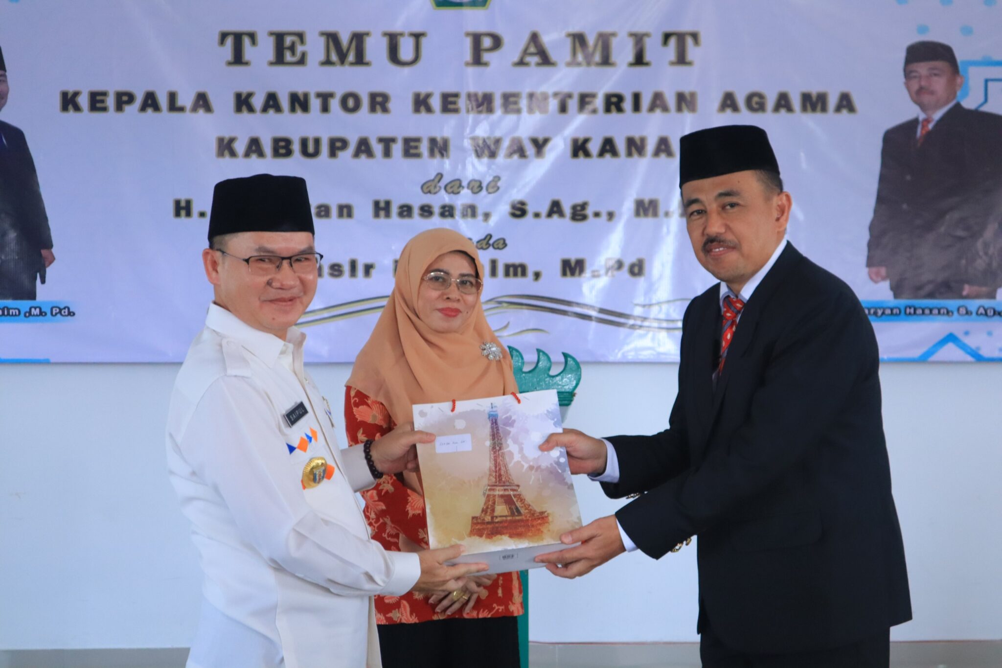 Sekdakab Way Kanan Hadiri Temu Pamit Dilingkungan Kantor Kemenag