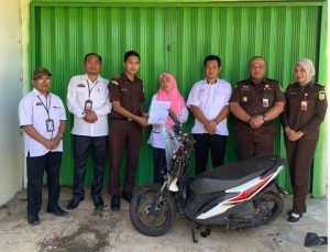Kejaksaan Kembalikan Satu Unit Sepeda Motor Kepemiliknya