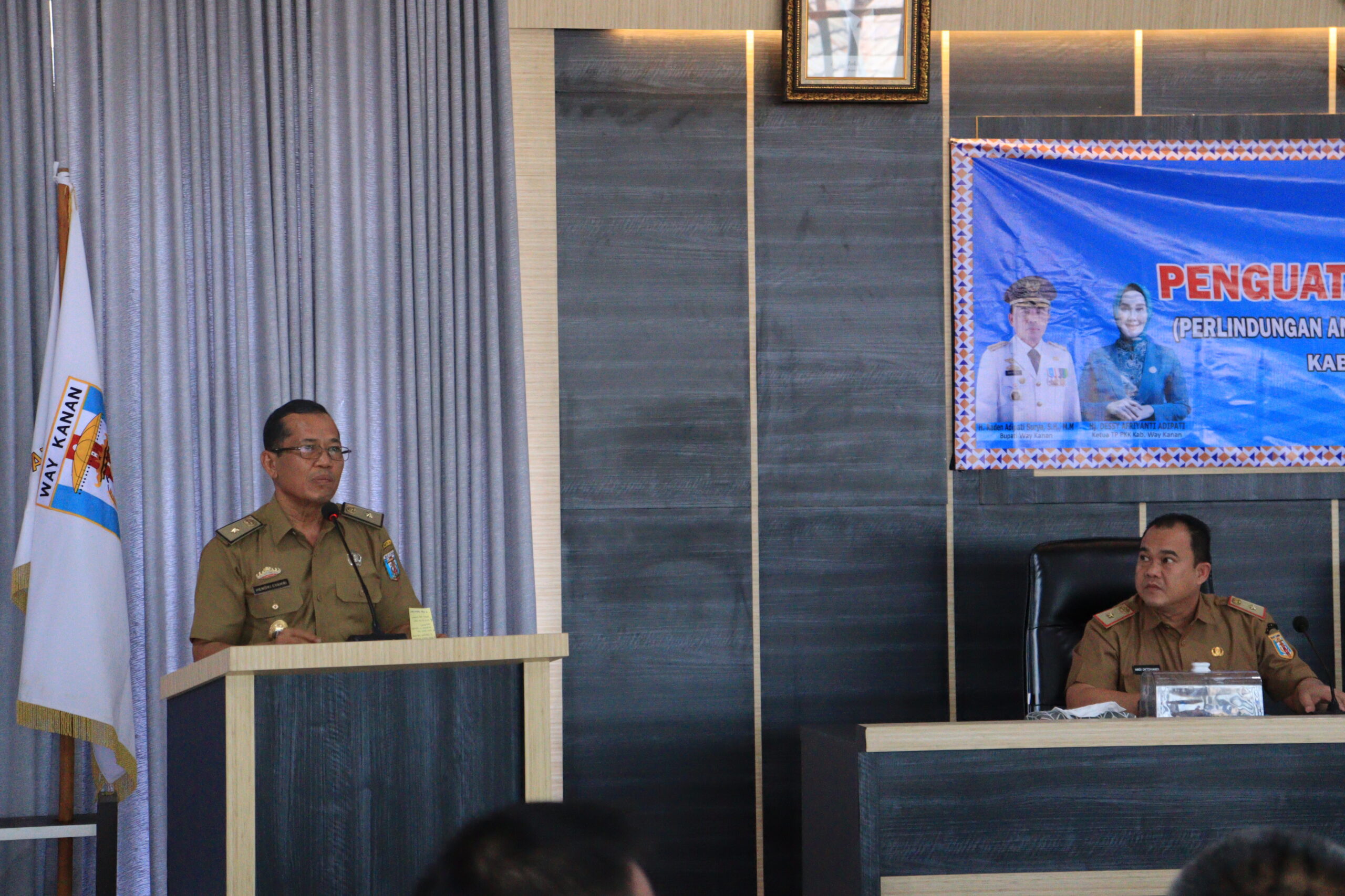 Asisten II, Hendri Syahri Buka Giat Penguatan Kader PATBM Kabupaten Way Kanan Tahun 2024