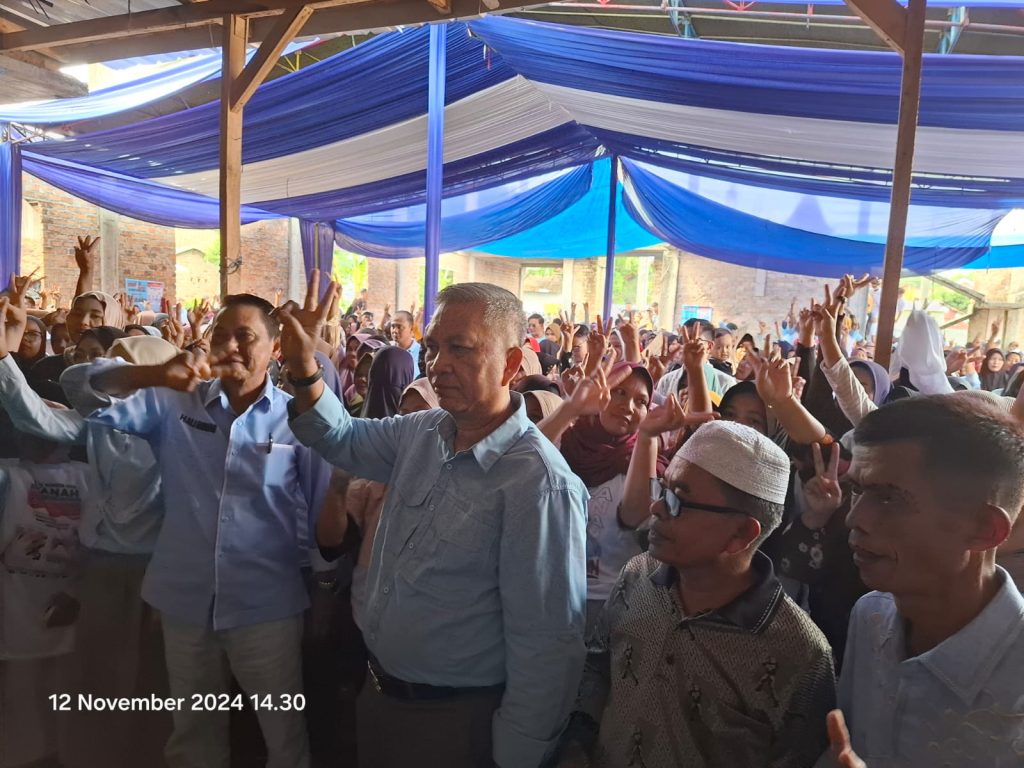 Hi Darwin Ajak Warga Menangkan Paslon 02 Ali Rahman Ayu Asalasiyah