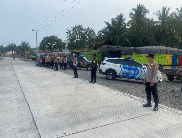 Jamin Rasa Aman Pengendara Dari Pungli, Polres Way Kanan Tingkatkan Patroli di Jalinsum 