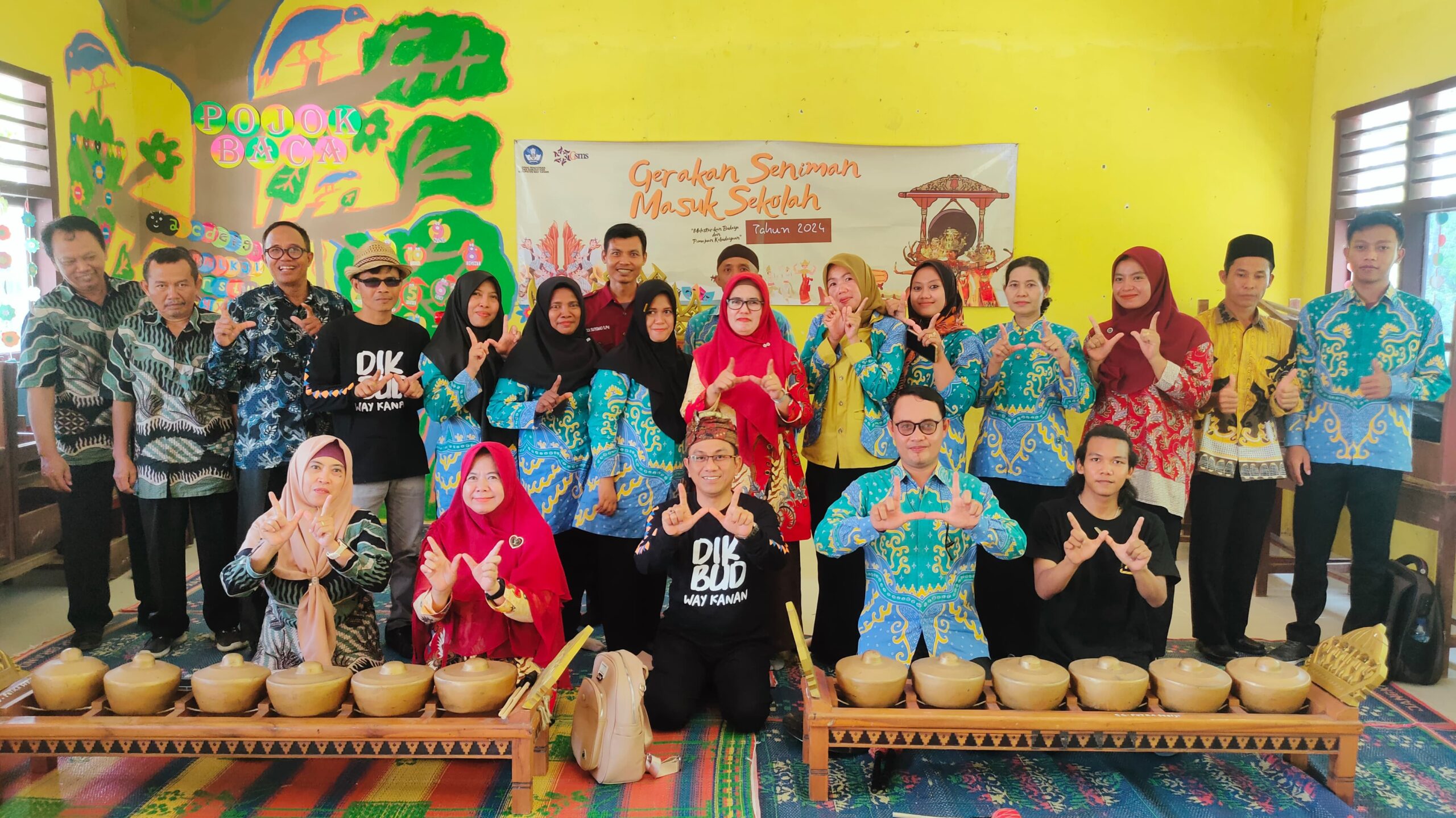 Disdikbud Way Kanan Gelar Kegiatan GSMS Di Satuan Pendidikan Dasar
